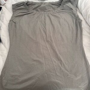 LOFT Shimmering Gray Blouse